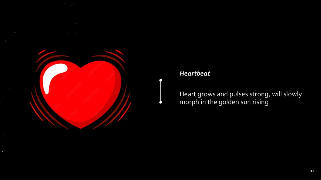 Brisbane NYE storyboard: Heartbeat