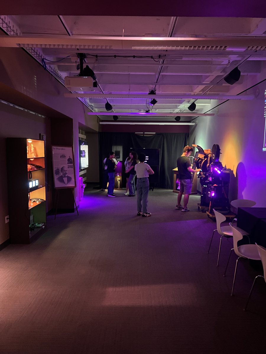 The finished exhibit