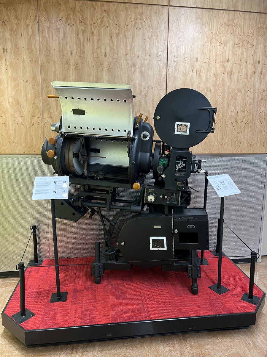 Phil before: the original film projector